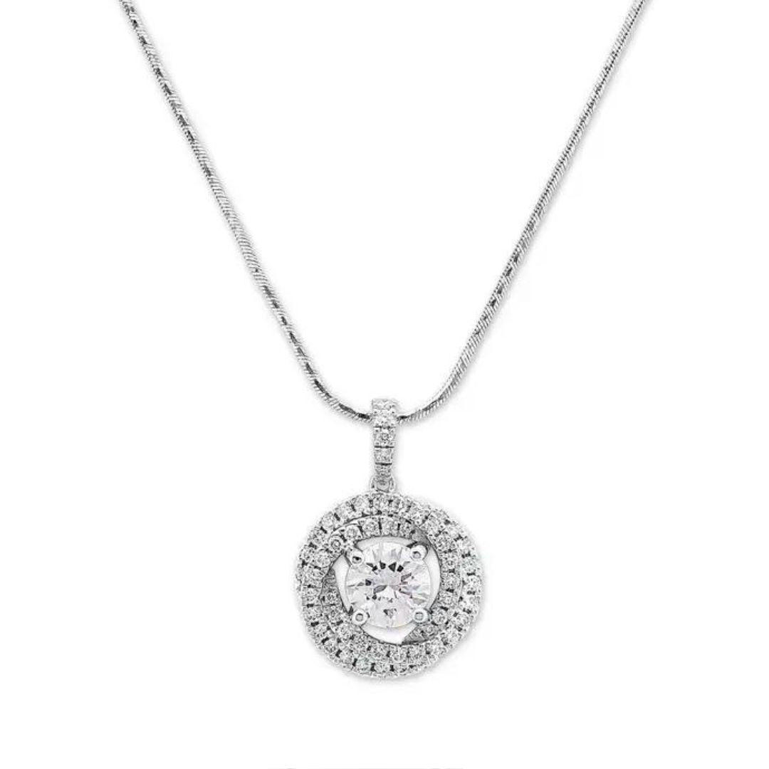 0.60ct Round Diamond Necklace in Gold