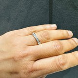 princess cut diamond eternity ring channel set eternity band