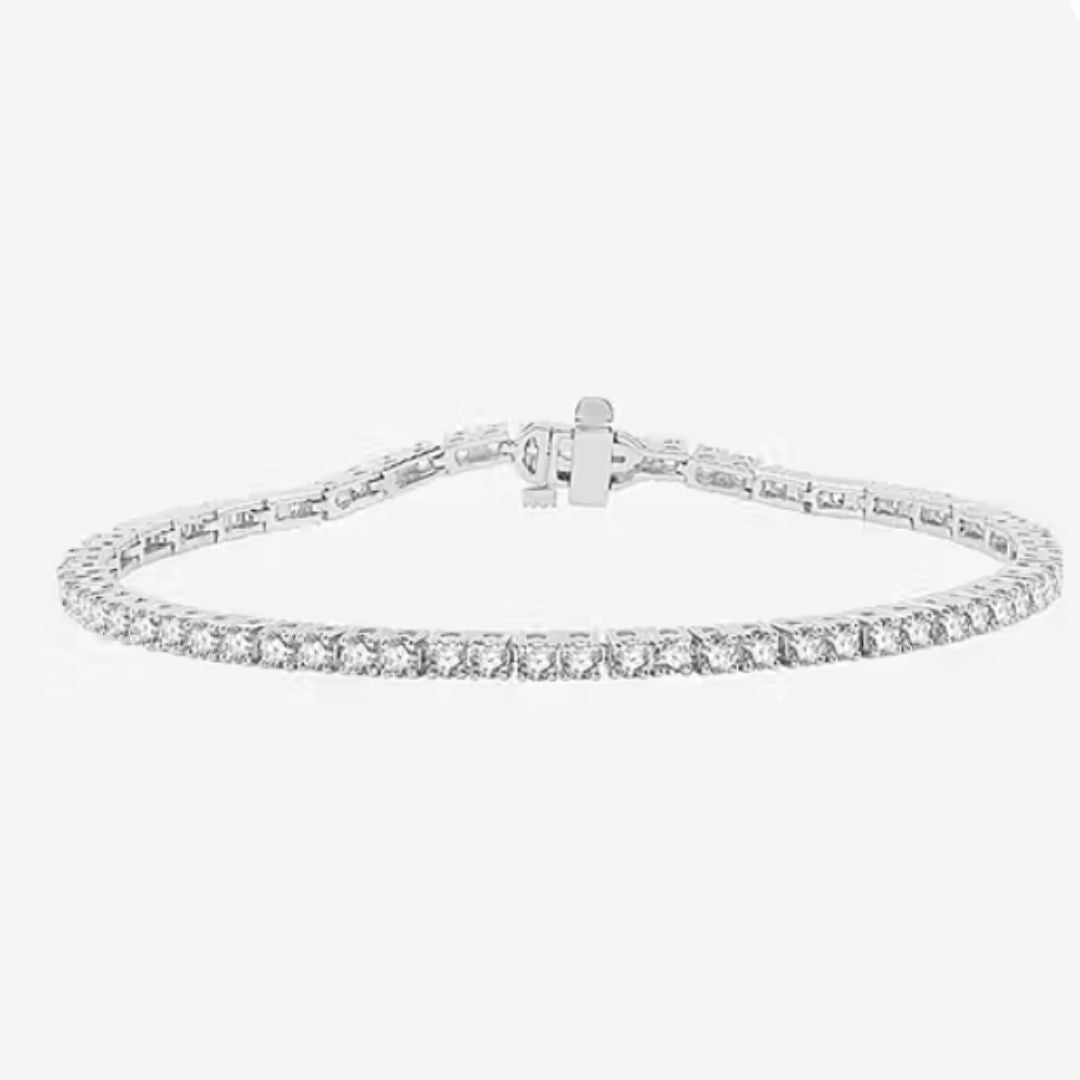 0.50ct Round Diamond Tennis Bracelet In 18k Gold