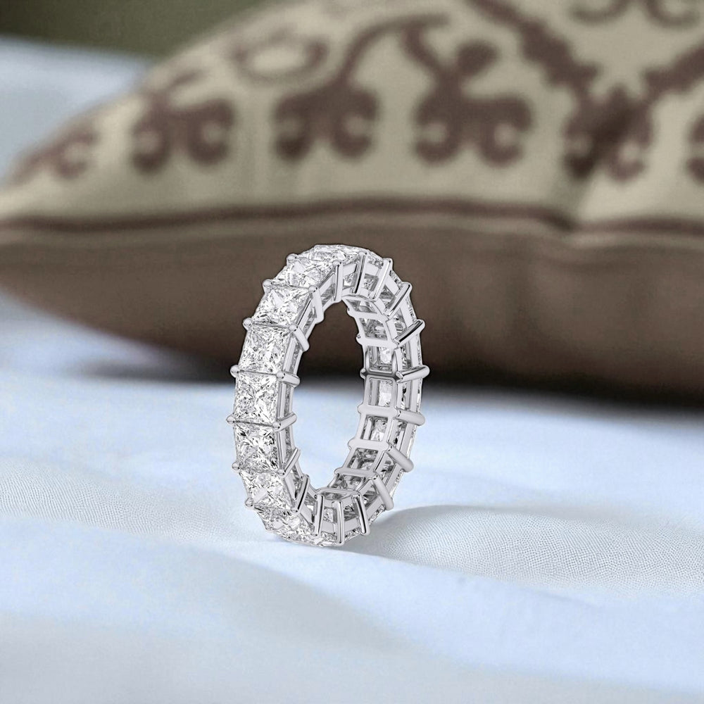luxury diamond ring, stacking eternity ring, bridal wedding band