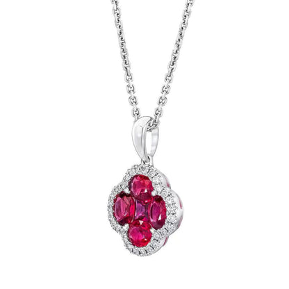 0.16ct Ruby Stone And Diamond 18K Gold