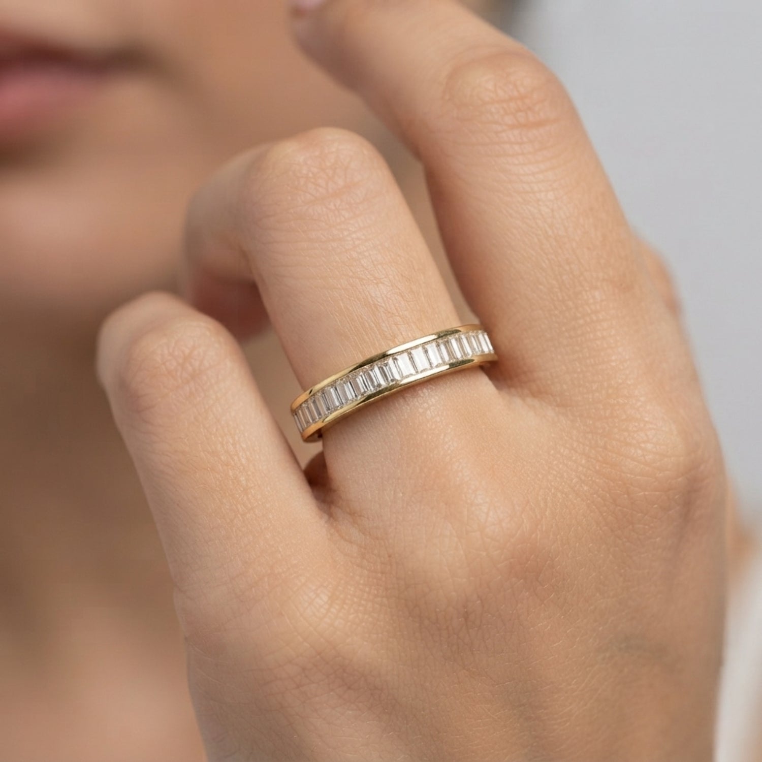 Diamond Half Eternity Ring | 0.3ct - 1ct