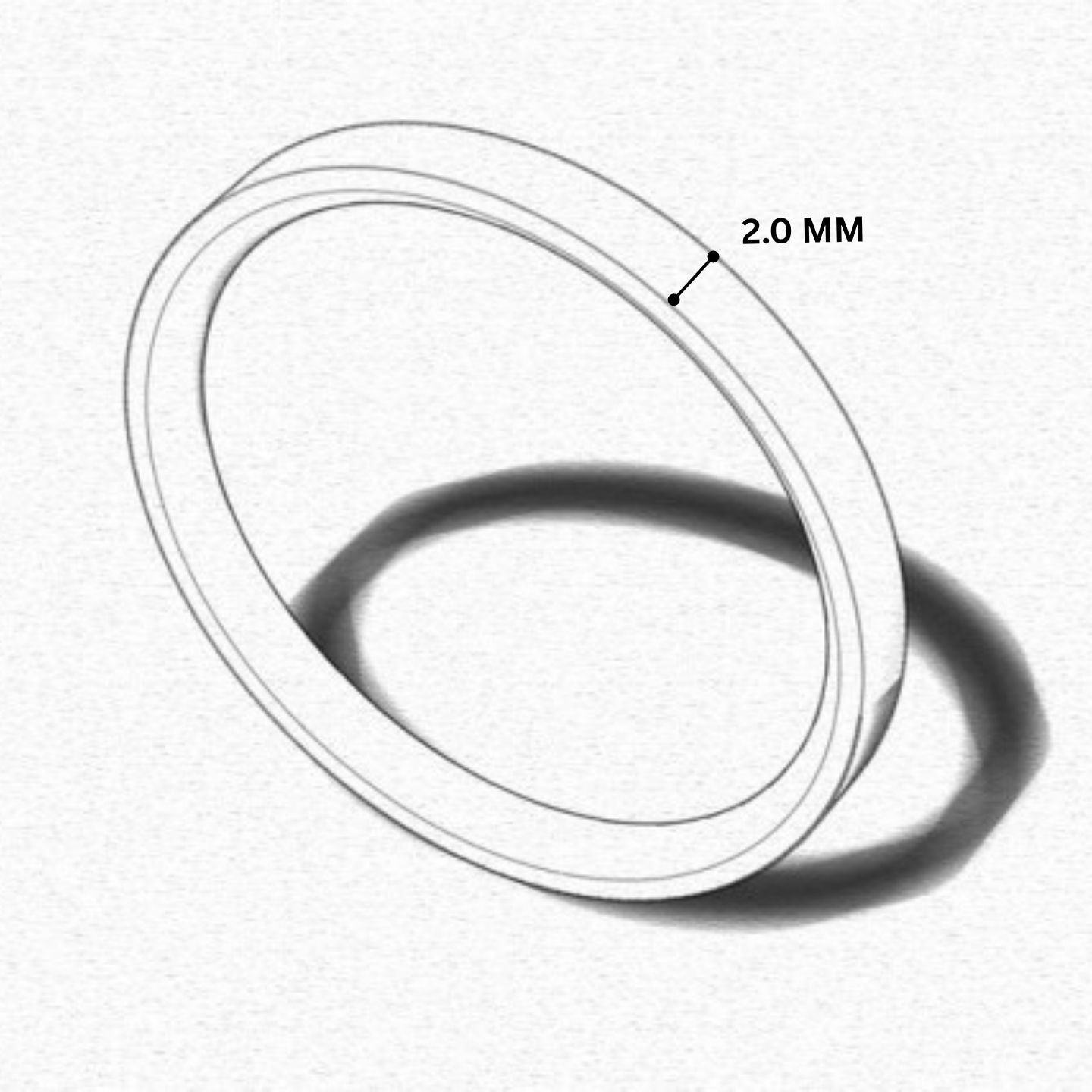 Flat Court Shape Plain Wedding Band for Women | UK Hallmarked Gold & Platinum Ring