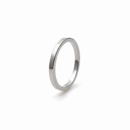 2mm Flat Shape Wedding Band 