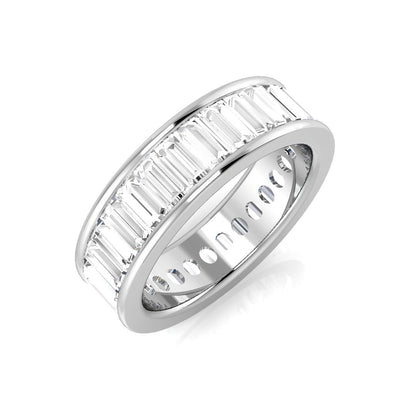 0.85 to 3.00ct Lab-Grown Baguette Cut D/VVS Diamond Full Eternity Ring.
