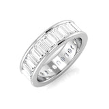 1.00 to 3.00ct Lab-Grown Baguette Cut D/VVS Diamond Full Eternity Ring.