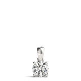 0.20 Ct To 2.00 Ct Natural Round Solitaire Diamond Pendant Without Chain