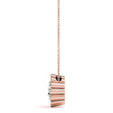 Flower Diamond Pendant Necklace | Lab Grown Diamond D-VVS Necklace