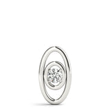 0.20 Ct To 2.00 Ct Natural Round Diamond Oval Shape Pendant Without  Chain