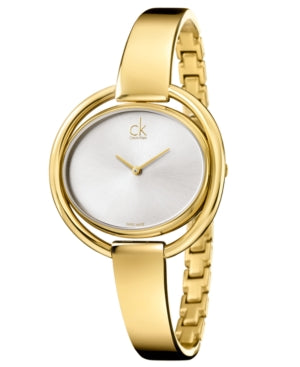 CK Calvin Klein K4f2n516 Impetuous Gold Pvd Stainless Steel Ladies Watch Yellow Gold One Size