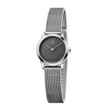 Calvin Klein Minimal Black Dial Stainless Steel Watch for Women