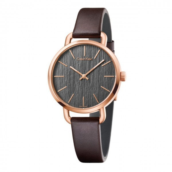 Calvin Klein Even K7B236G3 Ladies Grey Dial Stainless Steel Watch