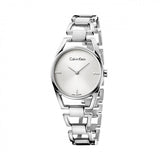 Calvin Klein Dainty Diamonds Women's Watch – Silver Tone 30mm Stainless Steel