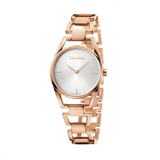 CK Calvin Klein K7l2364t Dainty Diamonds Rose Gold Women's Watch One Size