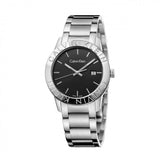 CK Calvin Klein Stainless Steel Black Dial Ladies Watch