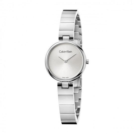 Calvin Klein K8G23146 Authentic Quartz Silver Dial Ladies Watch