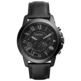 Fossil Grant Men’s Chronograph Watch – Black PVD Stainless-Steel Case & Bracelet
