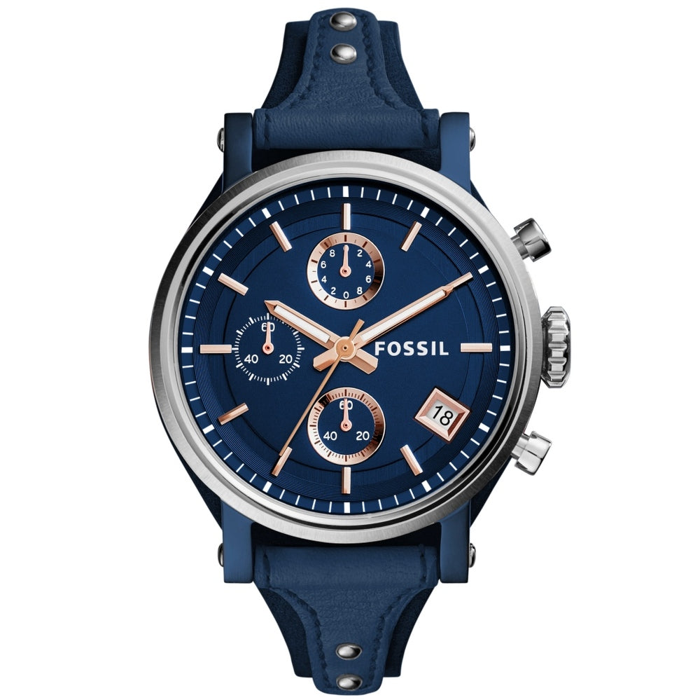 Fossil Original Boyfriend ES4113 Chronograph Watch – 38 mm Stainless Steel Case
