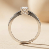 Naomi 0.50ct Lab Grown Diamond Solitaire Engagement Ring in 925 Sterling Silver