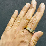 mens five stone diamond ring