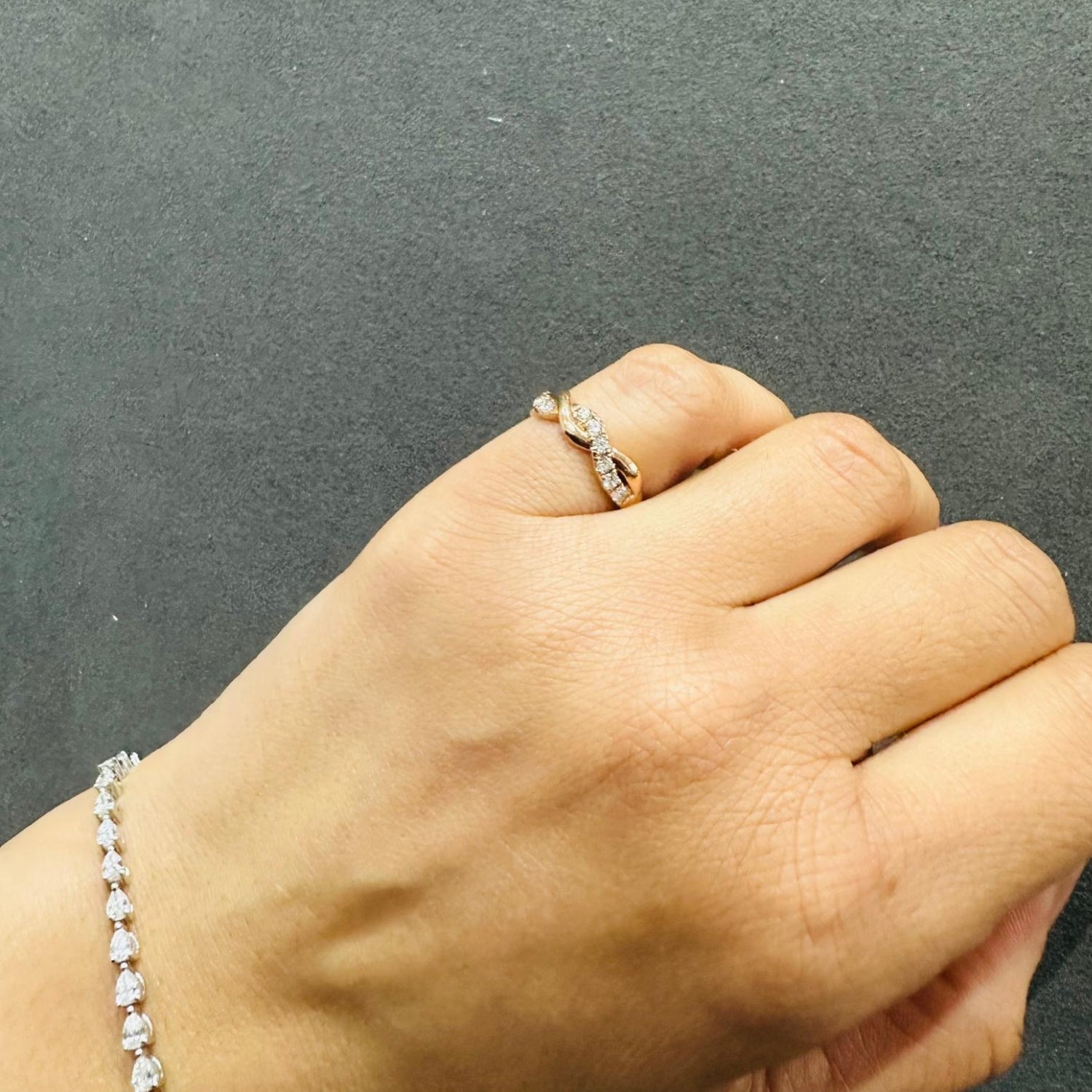 lab grown diamond ring