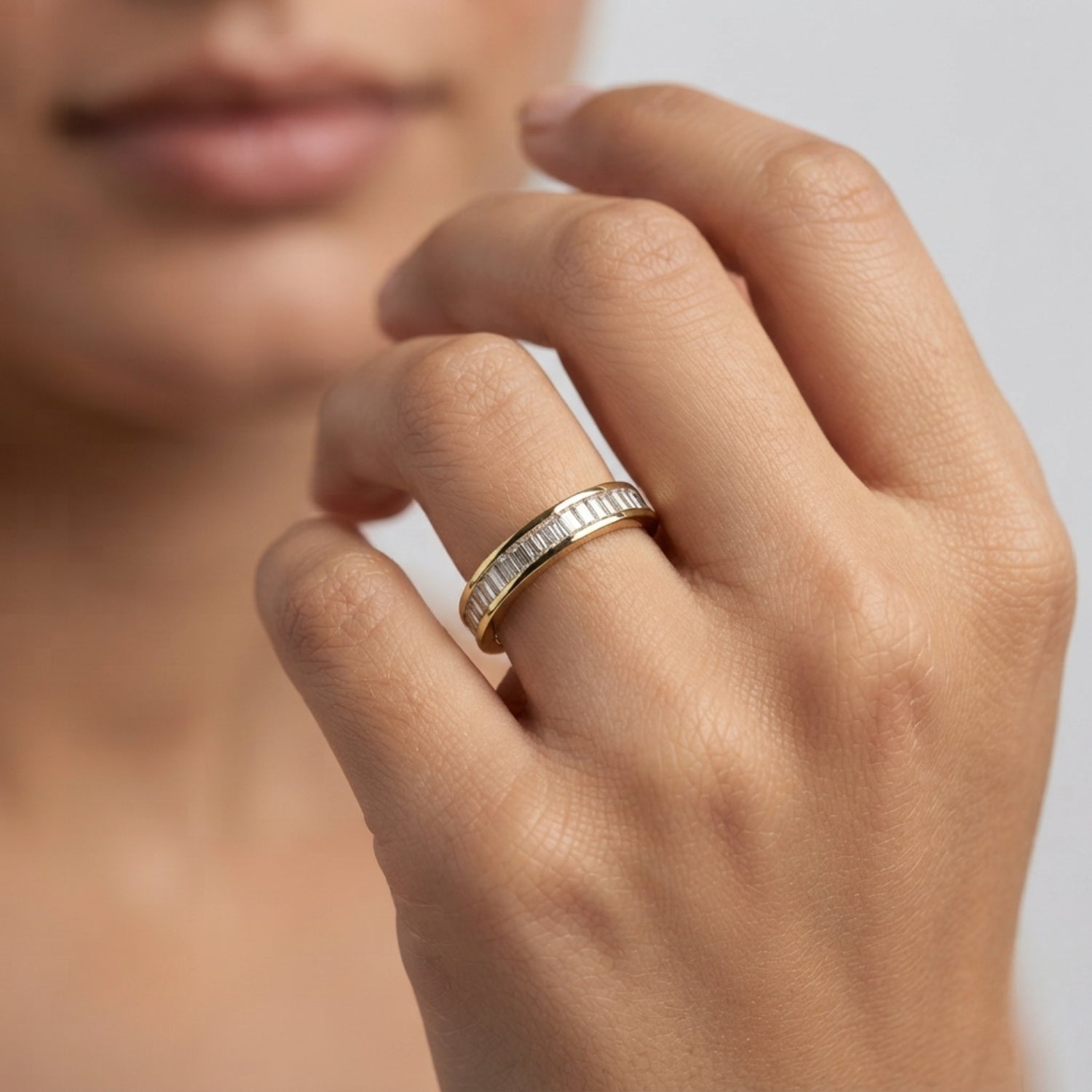 Diamond Half Eternity Ring | 0.3ct - 1ct