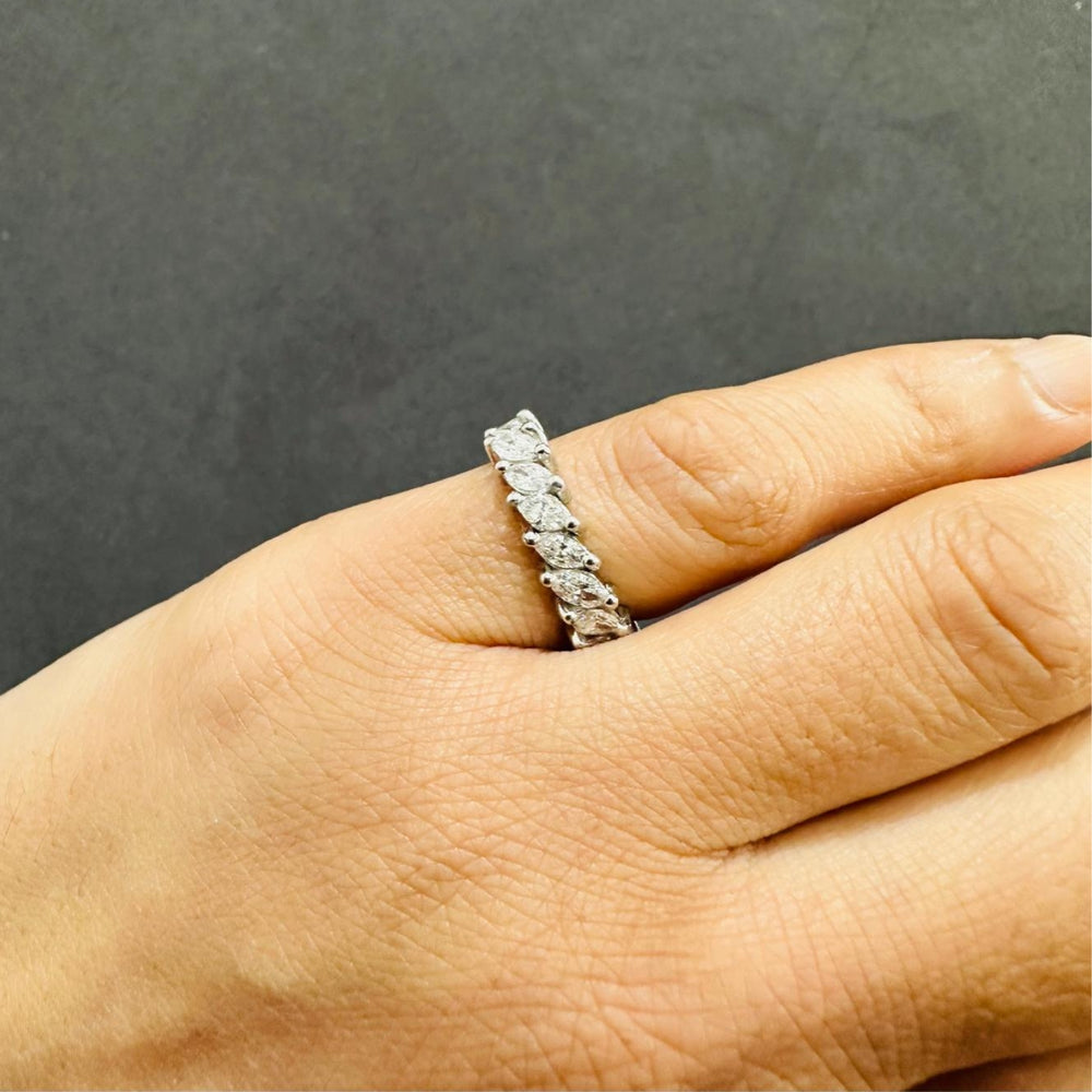 eternity diamond band