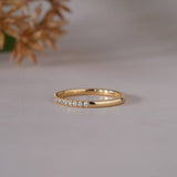 eternity wedding ring stacking diamond band