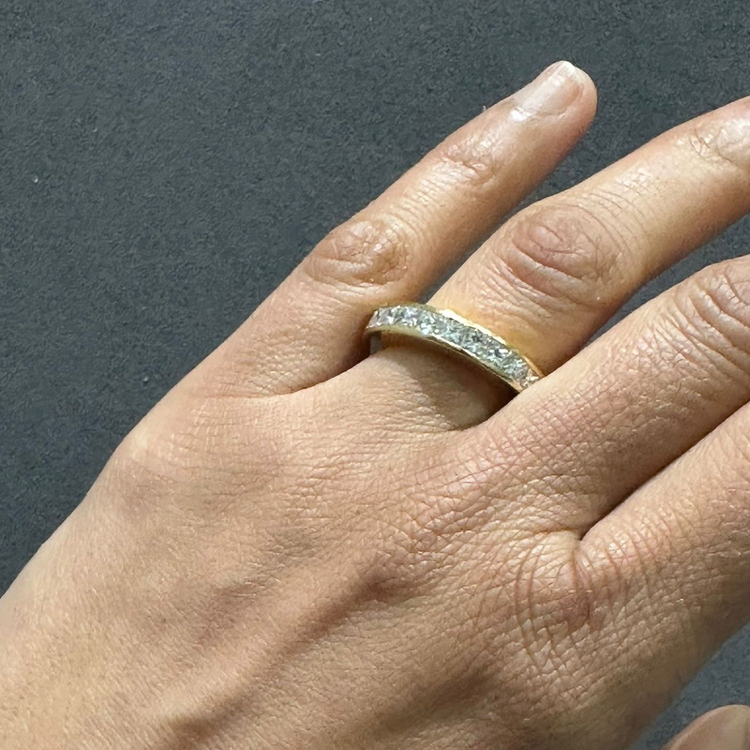 18k yellow gold ring