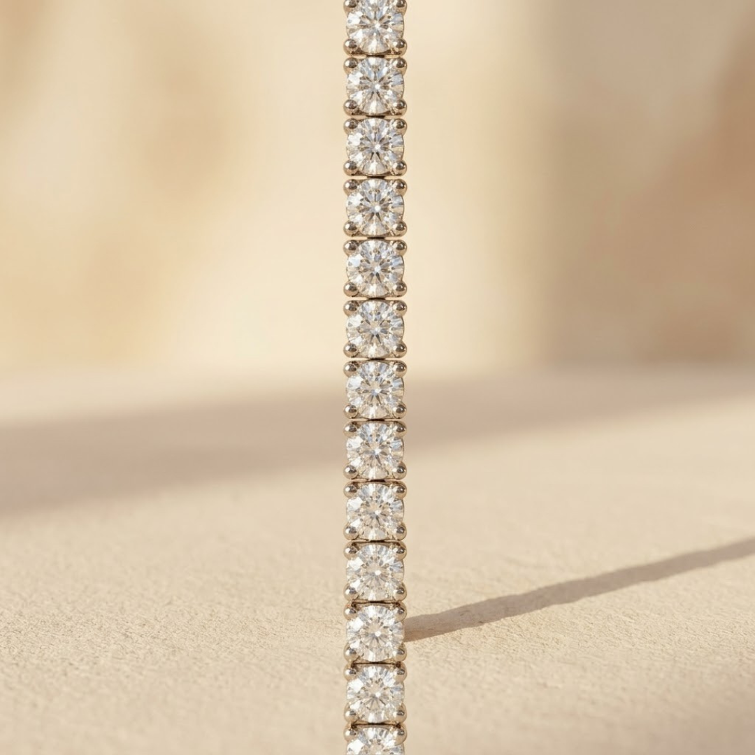 1.50ct Lab Grown Diamond Classic Claw Set Tennis Bracelet in 925 Sterling Silver