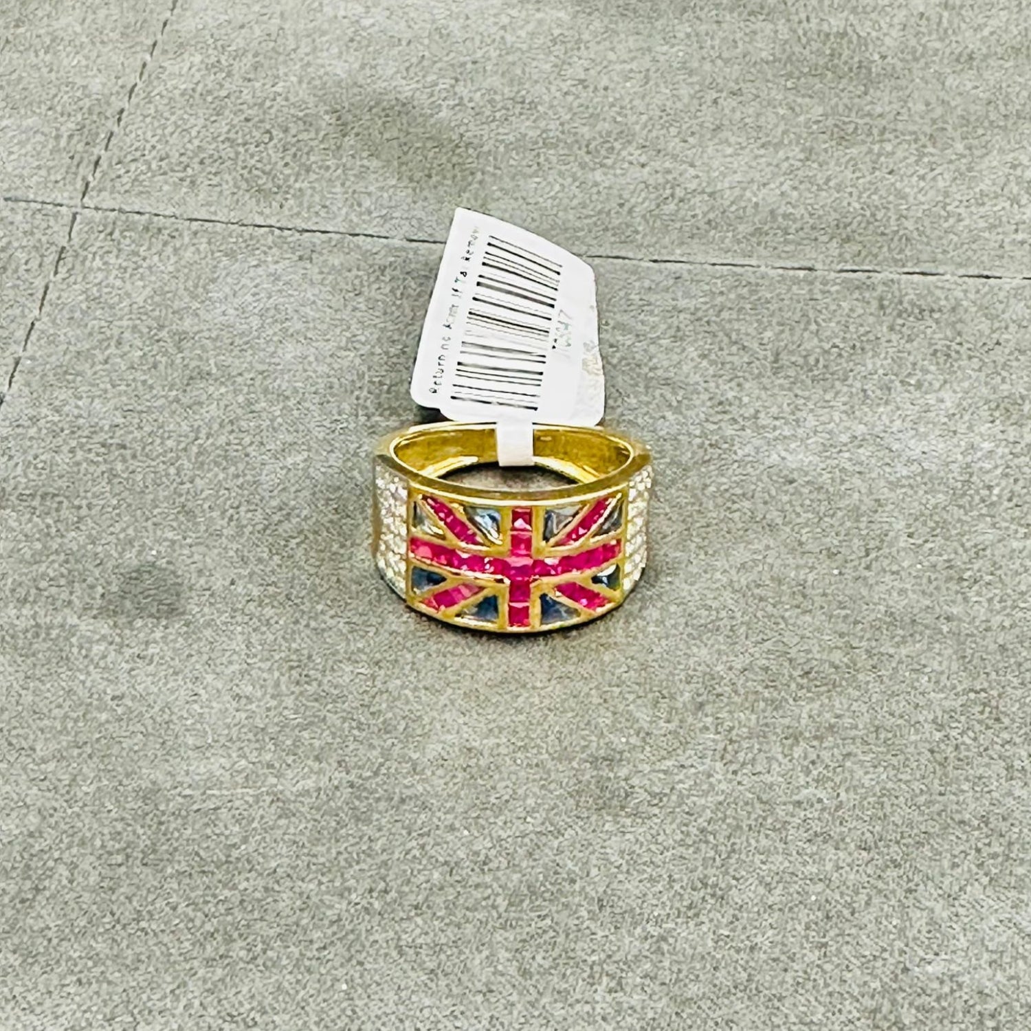 patriotic jewellery ring
