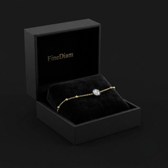 0.50Carat DE/VS Lab Grown Diamond Everyday Bracelet 9k Yellow Gold Ready To Ship