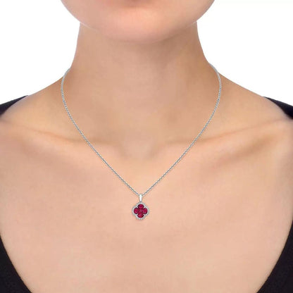 0.16ct Ruby Stone And Diamond 18K Gold