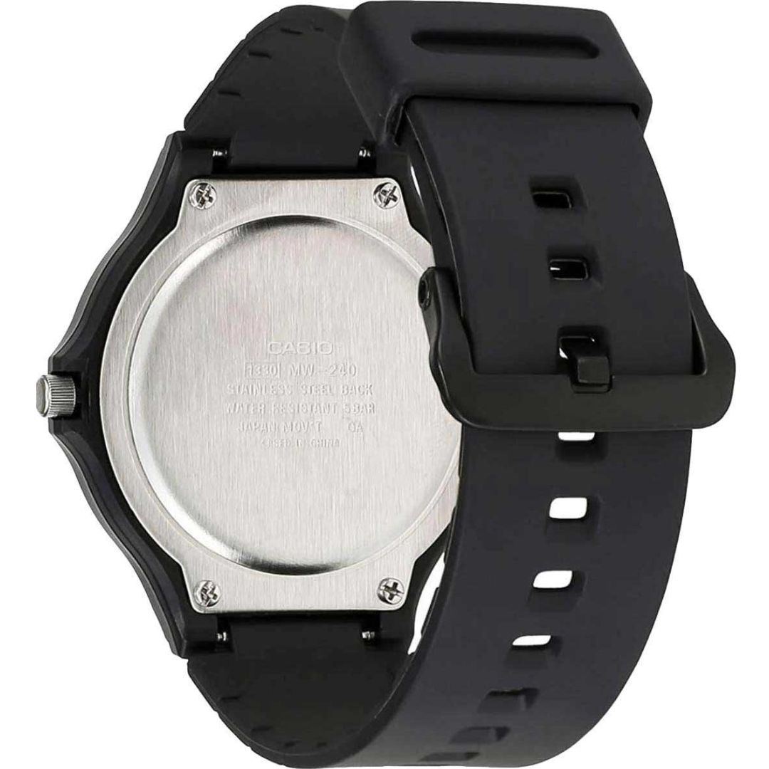 Mens Analogue Watch with Resin Strap