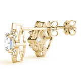 0.75-1.75ct Diamond Stud Earrings in Gold & Platinum