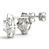 0.75-1.75ct Diamond Stud Earrings in Gold & Platinum