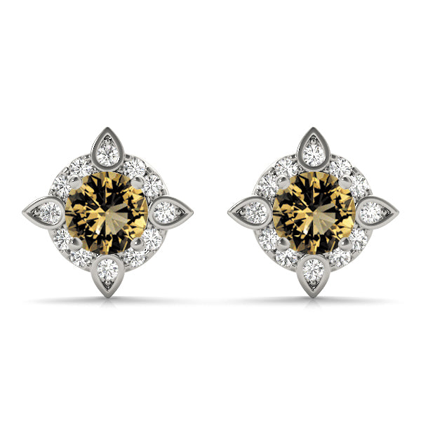 0.75-1.75ct Diamond Stud Earrings in Gold & Platinum
