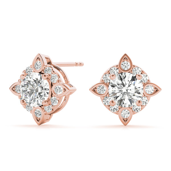 0.75-1.75ct Diamond Stud Earrings in Gold & Platinum