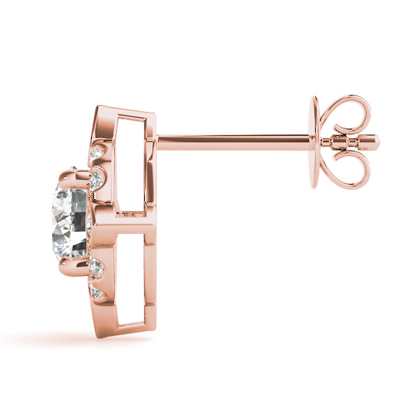 0.75-1.75ct Diamond Stud Earrings in Gold & Platinum