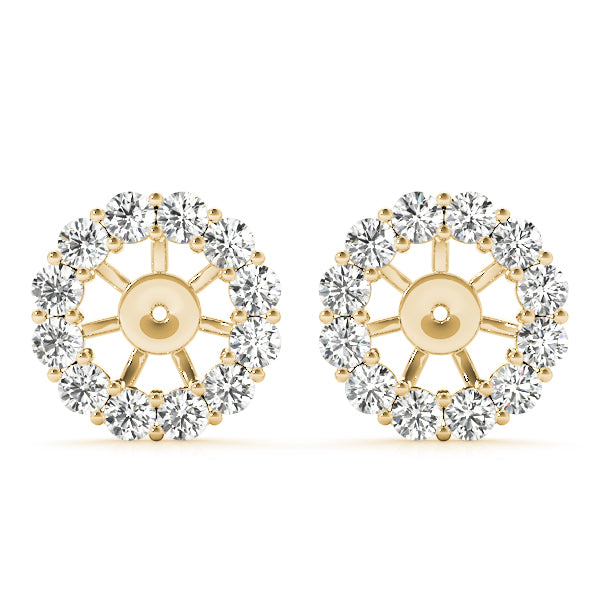 0.75-1.0ct Round Diamond Stud Earrings in Gold & Platinum