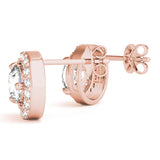 0.75-2.0ct Round Diamond Stud Earrings in Gold & Platinum
