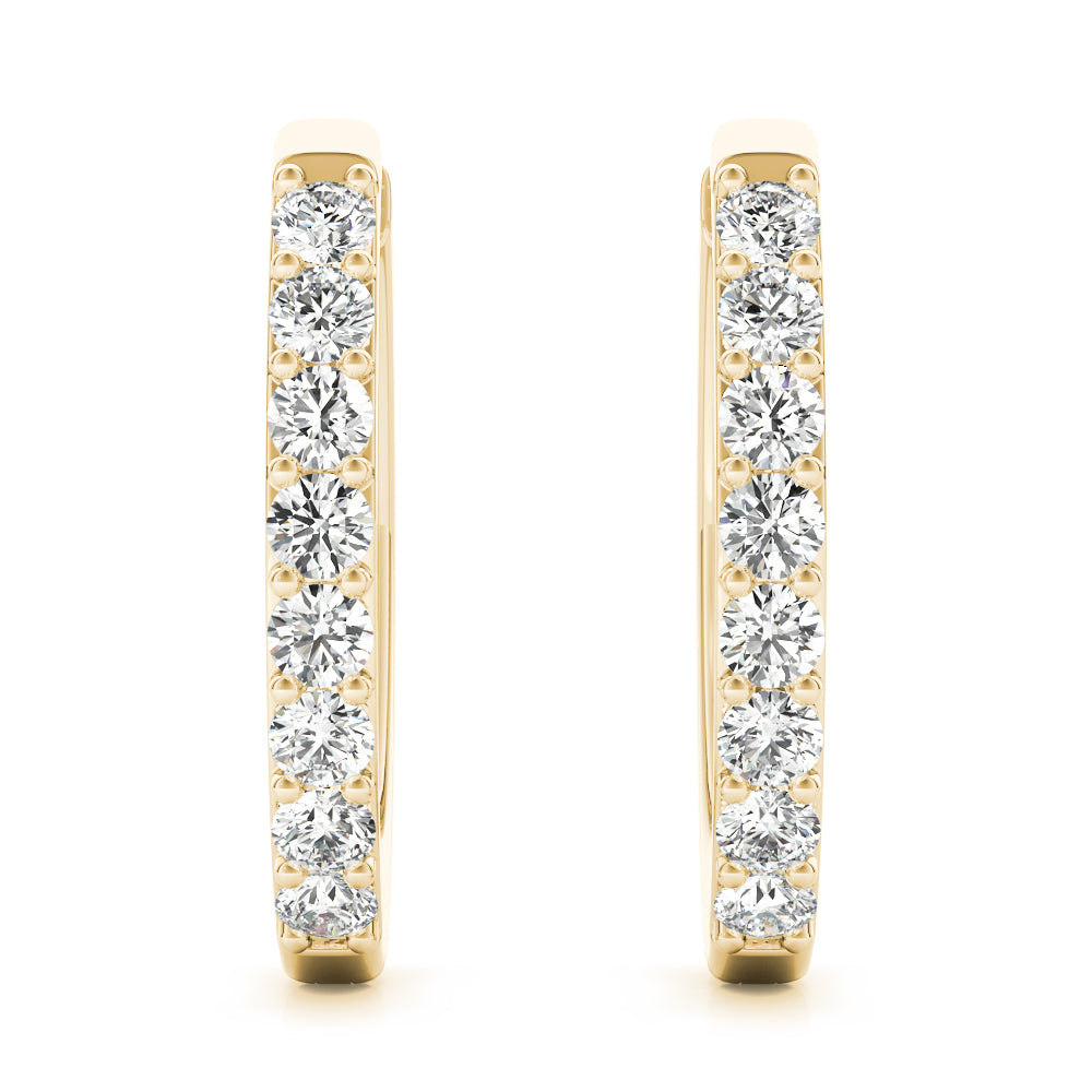 0.15-1.0ct Bar Diamond Drop Earrings in Gold & Platinum