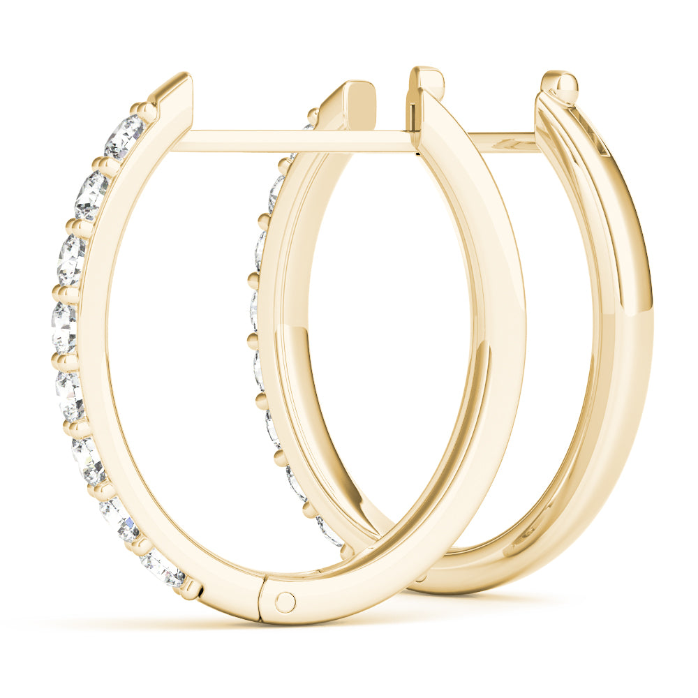 0.15-1.0ct Bar Diamond Drop Earrings in Gold & Platinum