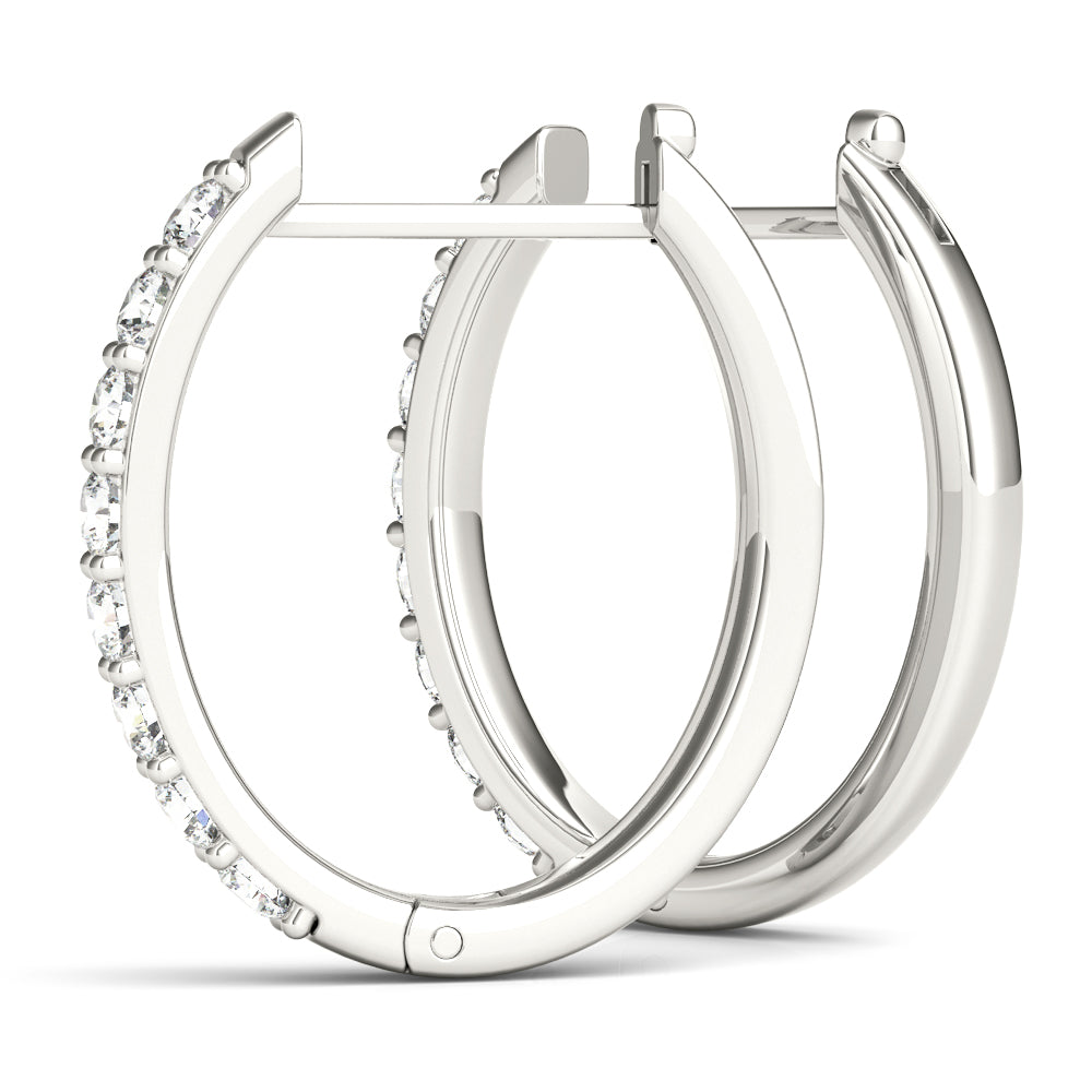 0.15-1.0ct Bar Diamond Drop Earrings in Gold & Platinum