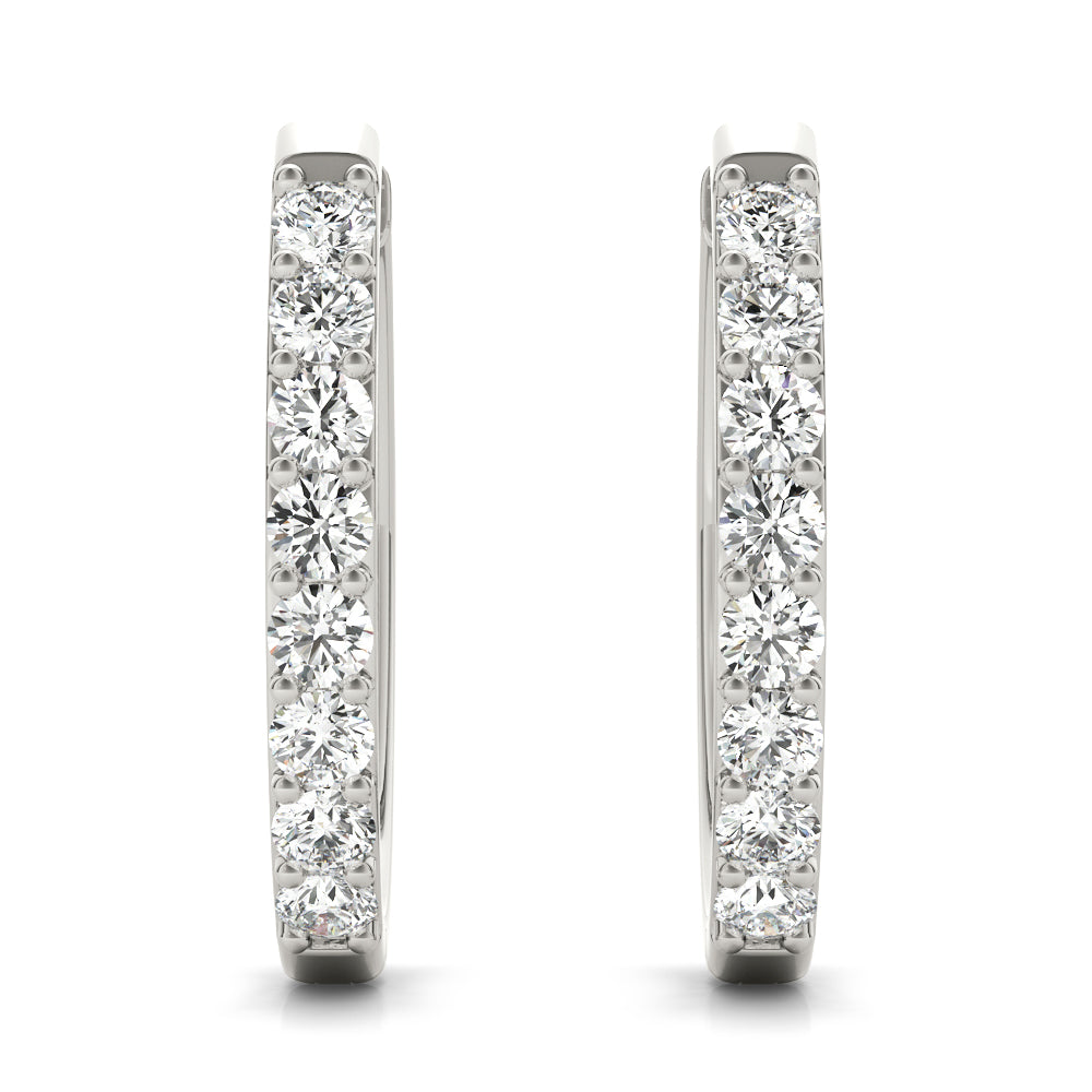 0.15-1.0ct Bar Diamond Drop Earrings in Gold & Platinum