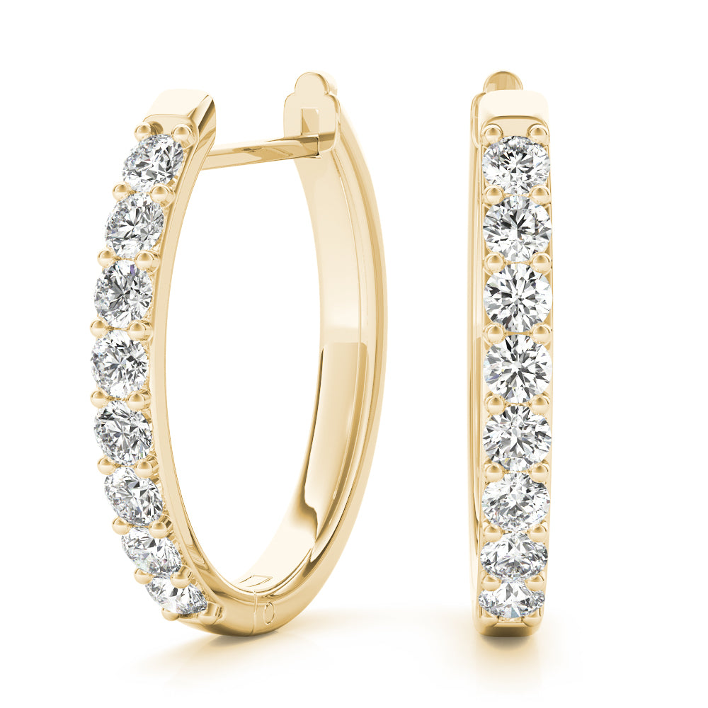 0.15-1.0ct Bar Diamond Drop Earrings in Gold & Platinum