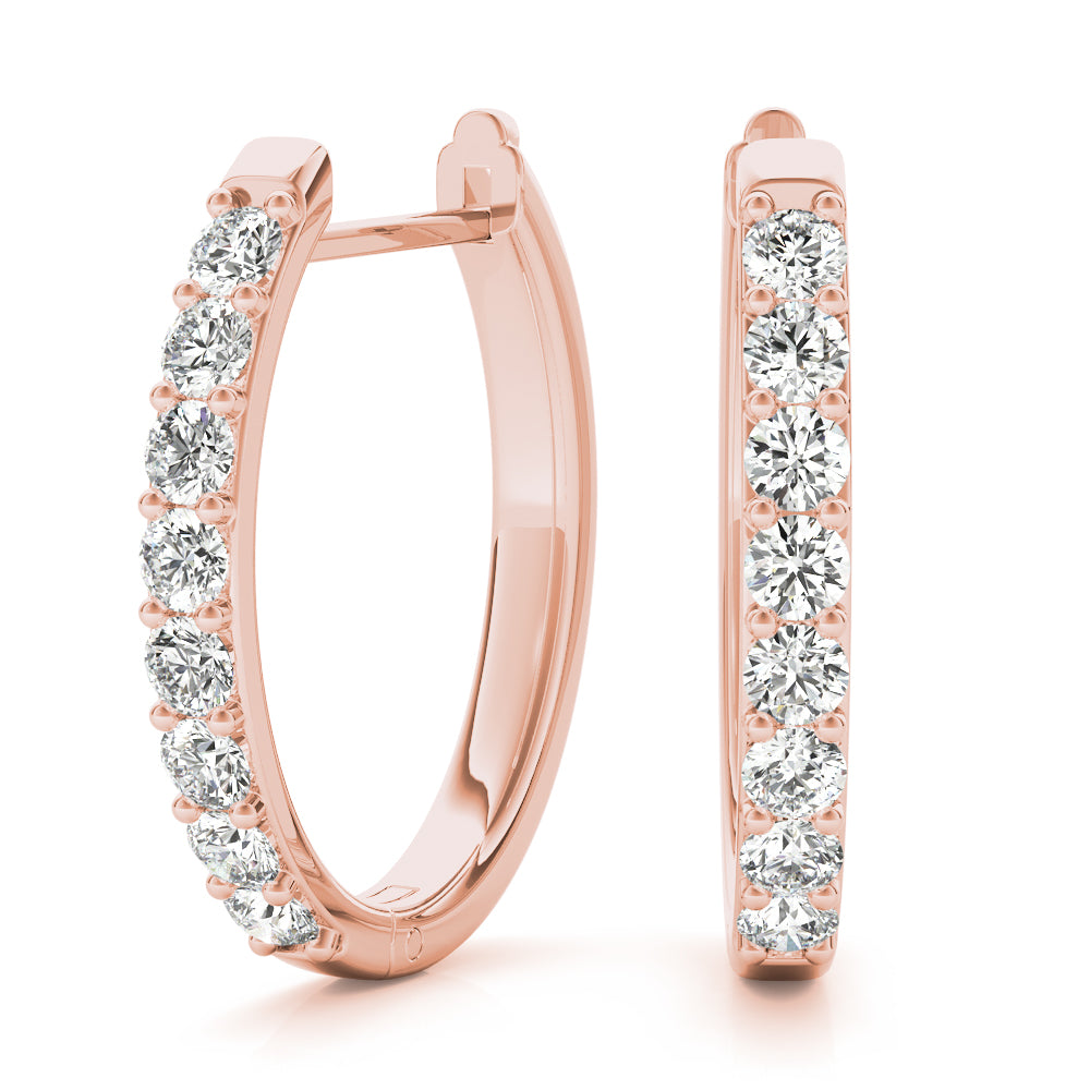 0.15-1.0ct Bar Diamond Drop Earrings in Gold & Platinum