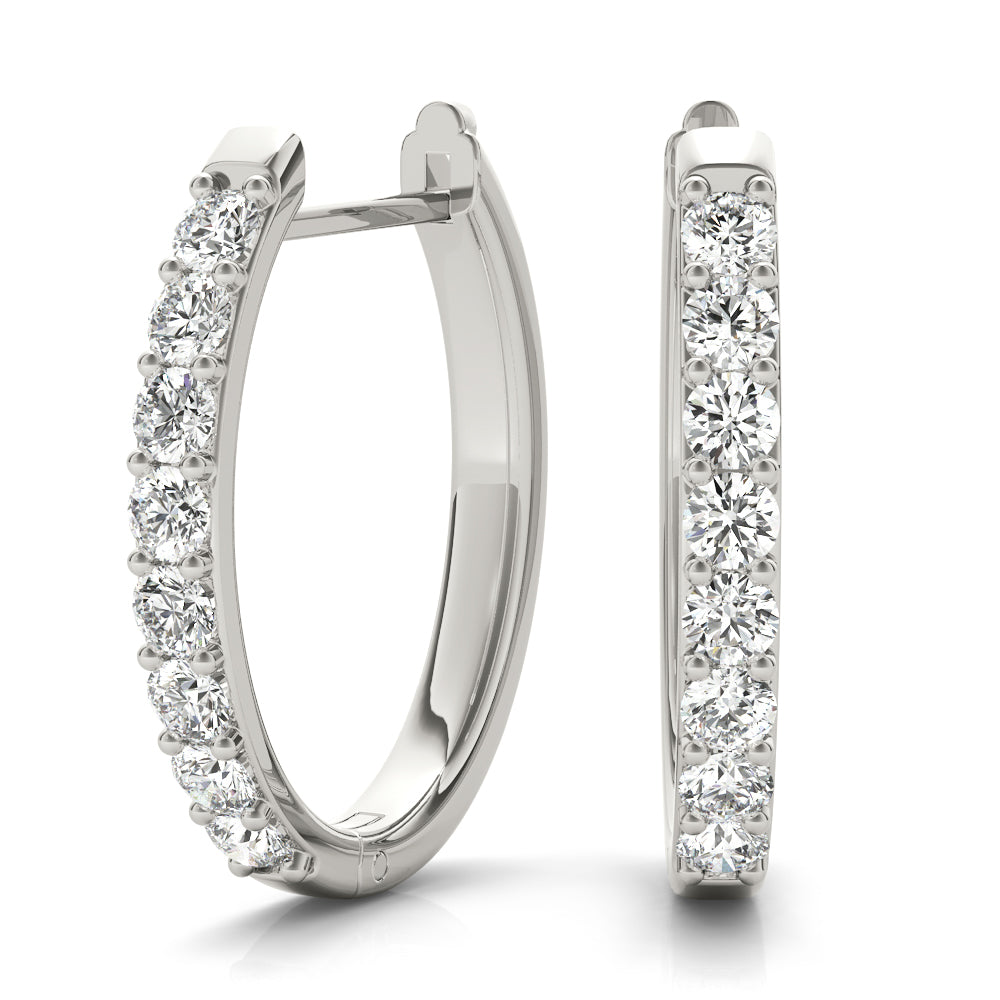 0.15-1.0ct Bar Diamond Drop Earrings in Gold & Platinum