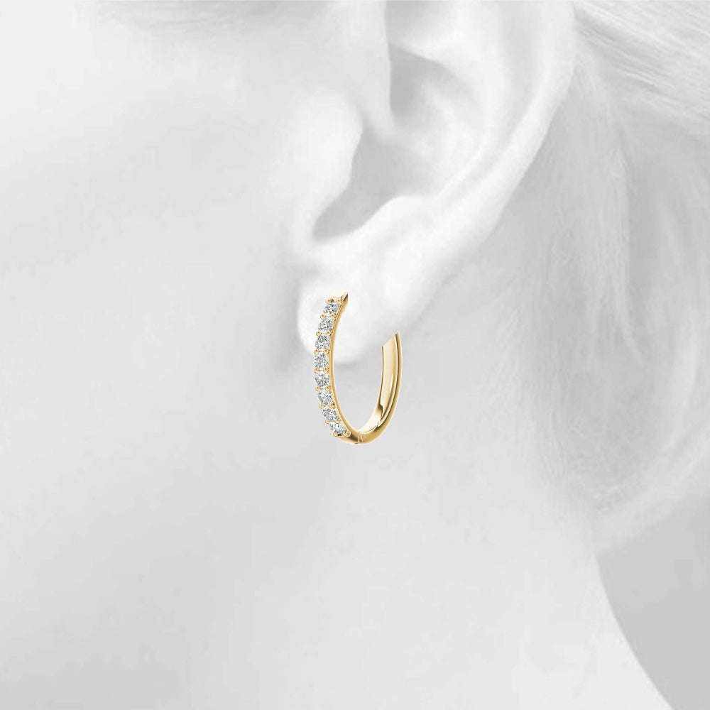 0.15-1.0ct Bar Diamond Drop Earrings in Gold & Platinum
