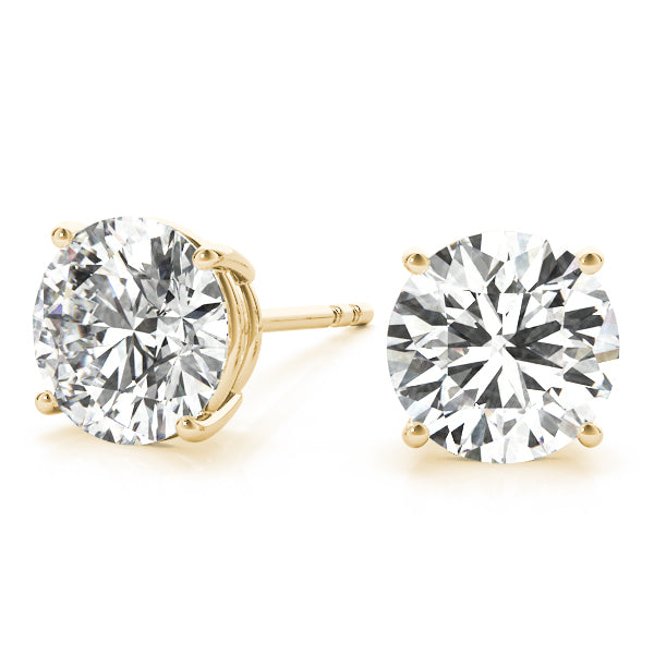 0.1-2.0ct Cluster Diamond Stud Earrings in Gold & Platinum